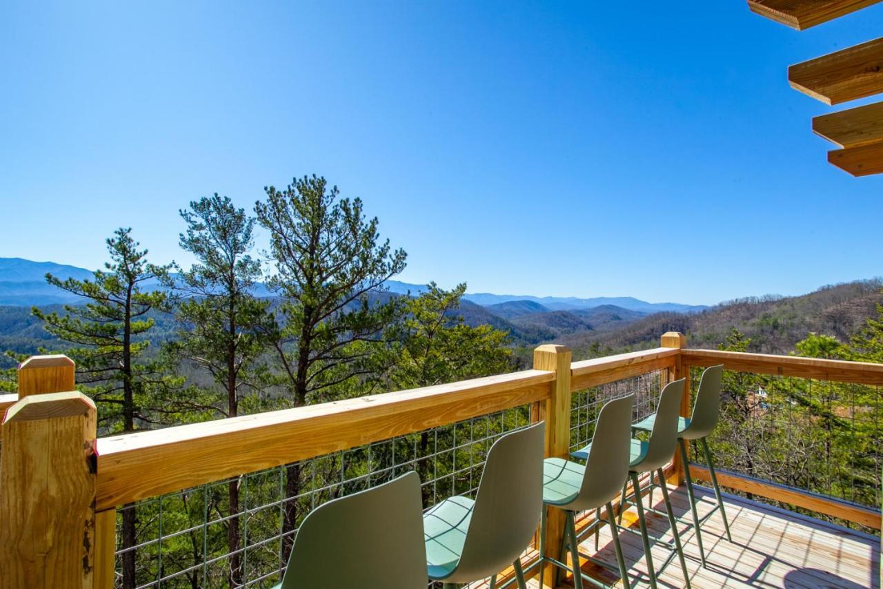 סביירוויל 3 Pines Lodges Luxury Mountain View Hot Tub מראה חיצוני תמונה